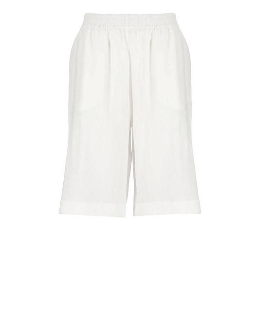Fabiana Filippi White Linen Shorts