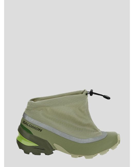 MM6 by Maison Martin Margiela Green Cross Low Sneakers
