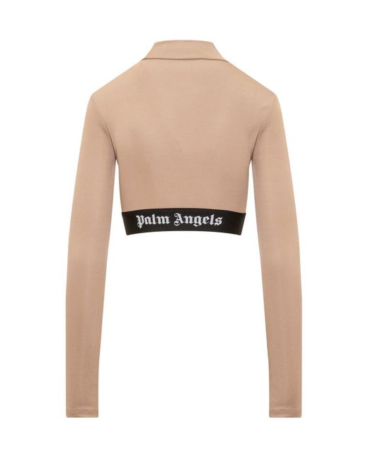Palm Angels White Top With Logo
