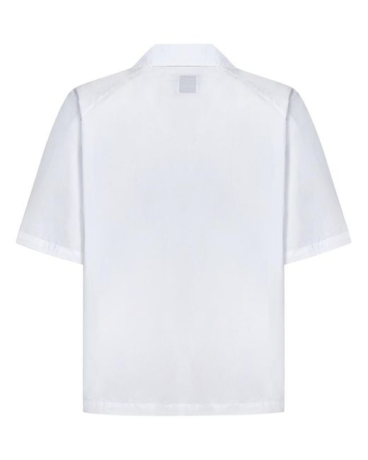 Roa White Camp Shirt for men