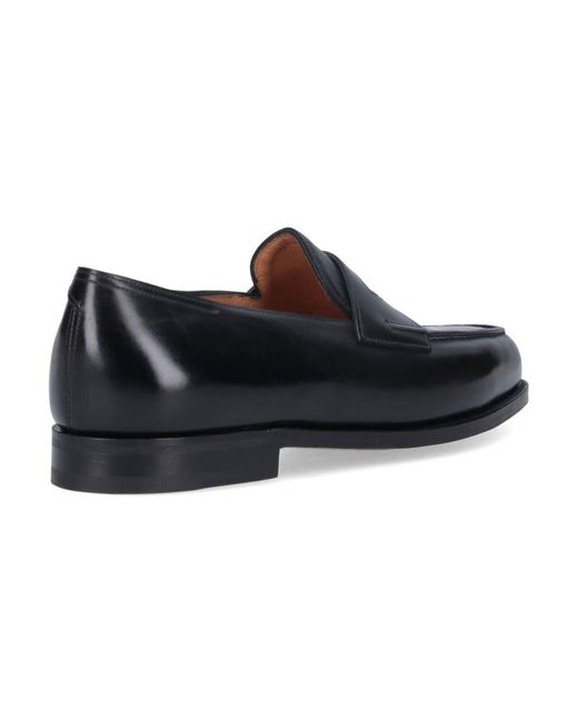 John Lobb Black Lopez" Loafers for men