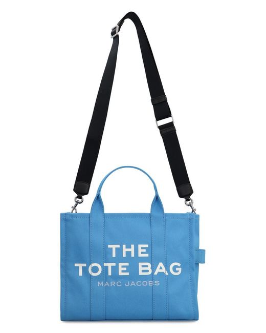 Marc Jacobs Blue The Medium Tote Bag Canvas