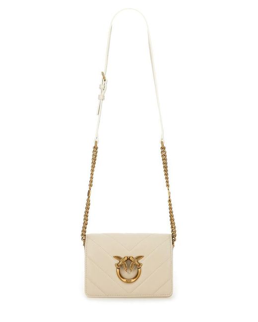 Pinko Natural Click Mini Love Bag