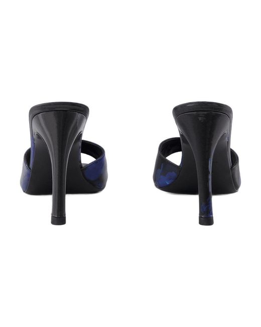 Coperni Blue Holographic Logo Mules