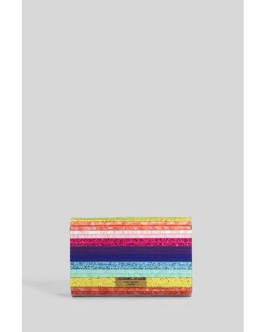 Kurt Geiger Multicolor Party Eagle Clutch Shoulder Bag