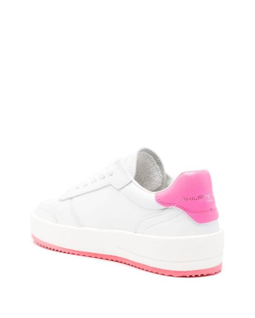 Philippe Model Pink Flat Shoes