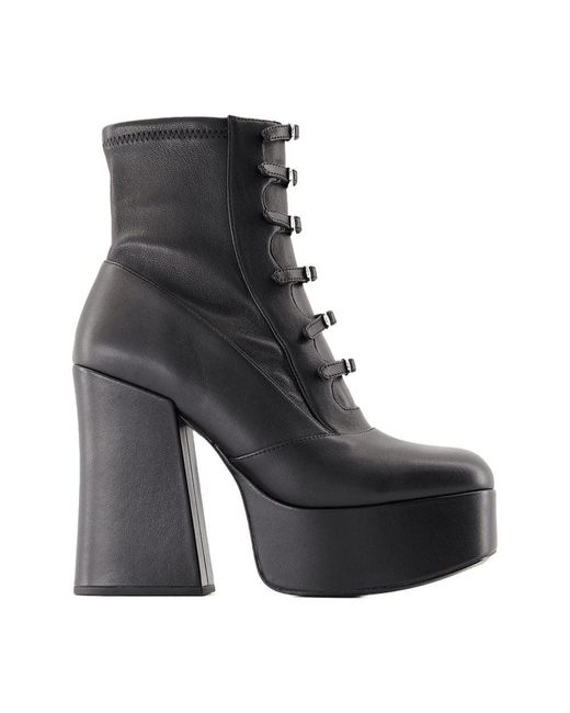 Marc Jacobs Black The Kiki Stretch Ankle Boots