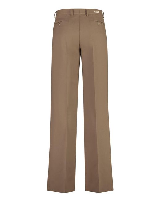 Gucci Brown Fluid Drill Trousers for men