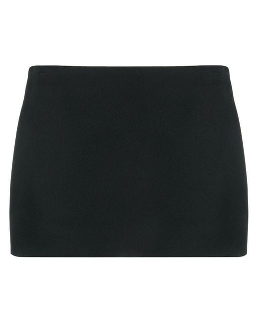 Khaite Black The Jett Mini Skirt