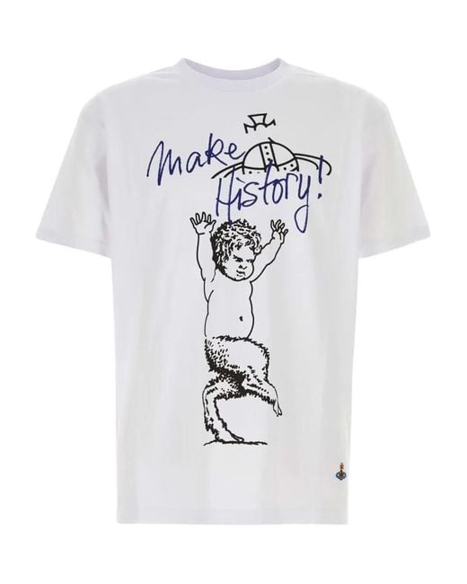 Vivienne Westwood White "fawn Classic" T-shirt Clothing for men
