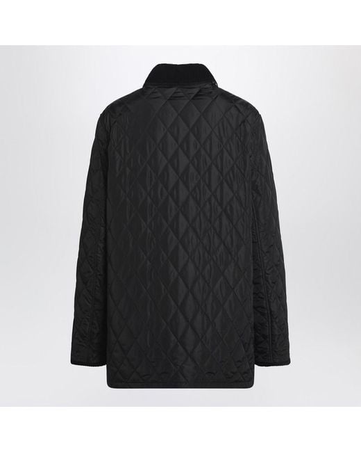 Burberry Black Quilted Nylon Jacket