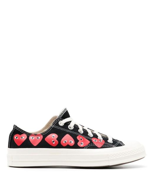 COMME DES GARÇONS PLAY White Multi Red Heart Chuck Taylor All Star '70 Low Sneakers for men