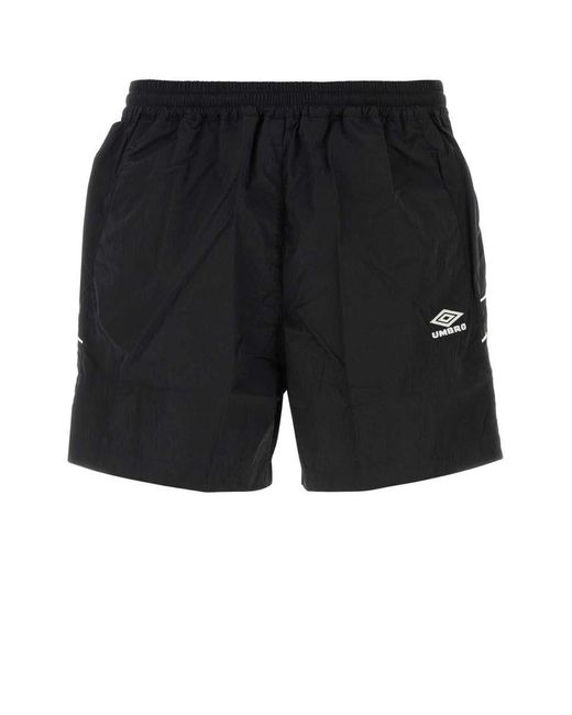 Black umbro shorts deals