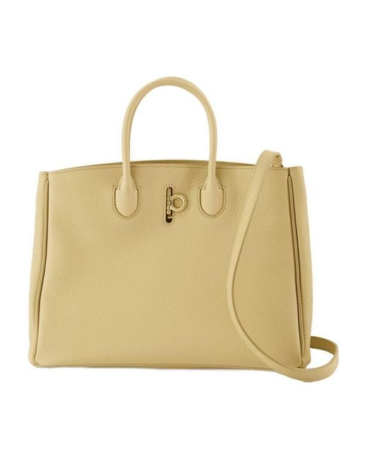 Burberry Small Rocking Horse Shopper Bag in Metallic | Lyst