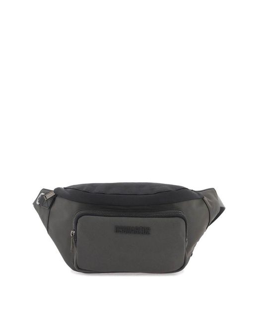 DSquared² Gray Pouch With Logo for men
