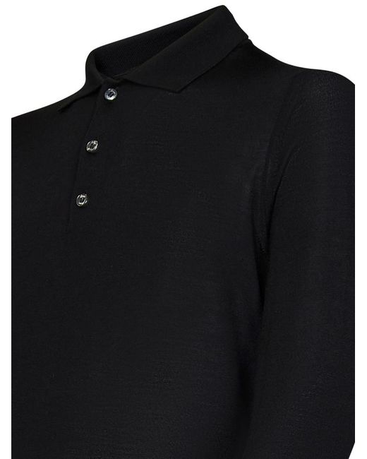 Brioni Black T-Shirts And Polos for men