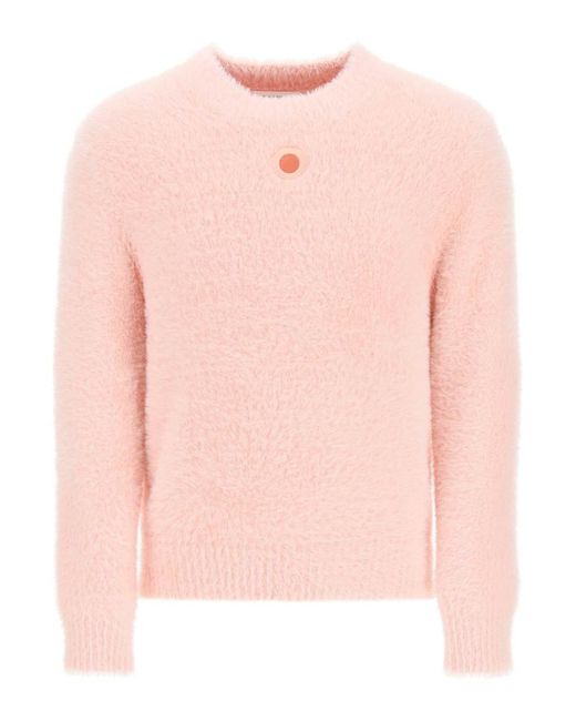 Craig Green Fluffy Sweater With Eyelet in Pink for Men | Lyst