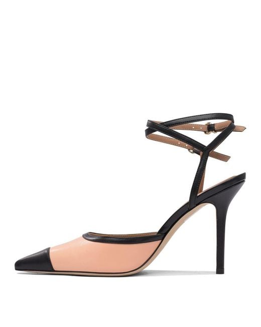 Lella Baldi Metallic Heeled Shoes