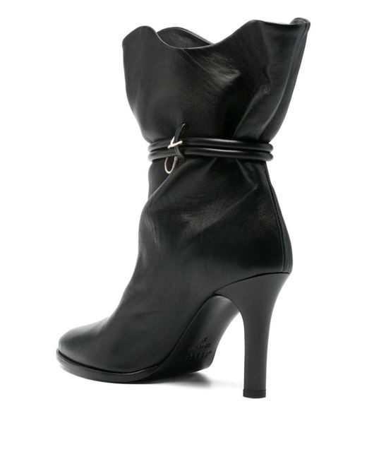 Isabel Marant Black Lolya Leather Boots
