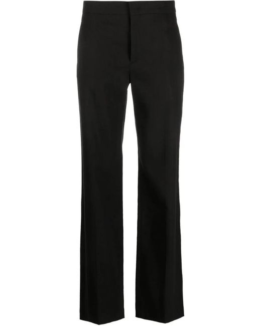 Isabel Marant Black High-waisted Tailored Trousers