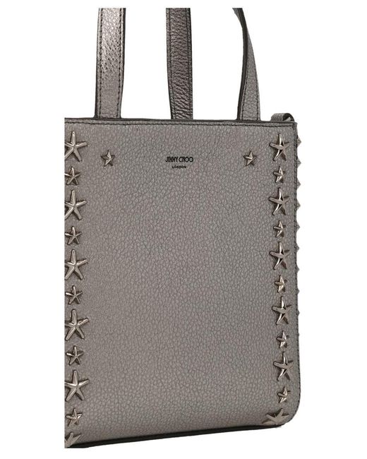 Jimmy Choo 'mini Pegasi' Handbag in Gray | Lyst