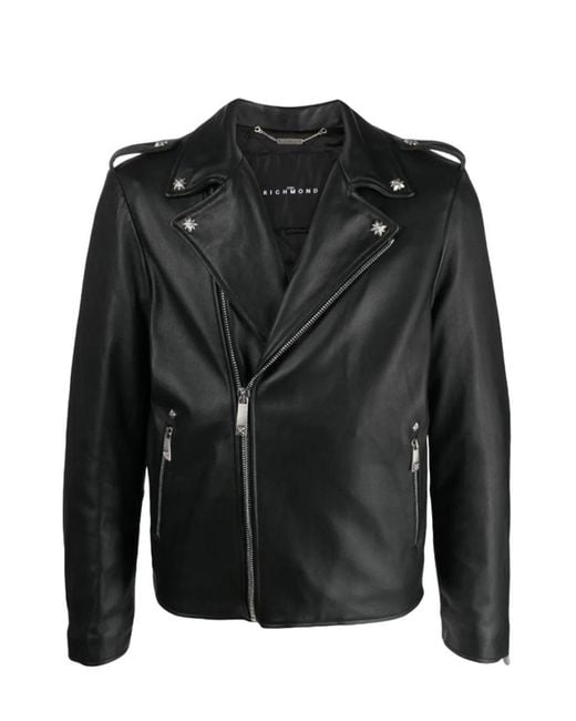John richmond leather jacket best sale prices