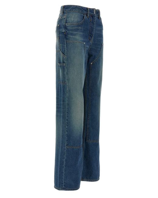 Givenchy Blue Wide Leg Jeans