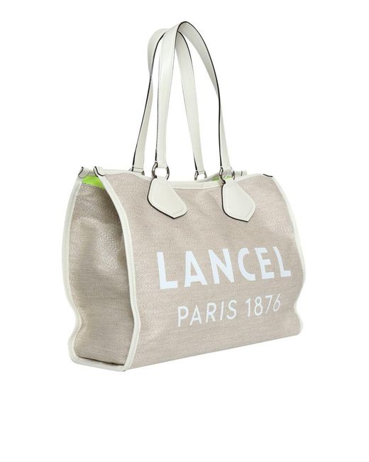 Lancel White Hand Held Bag
