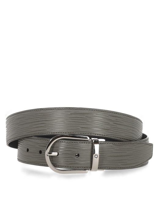 Montblanc Gray Belts for men