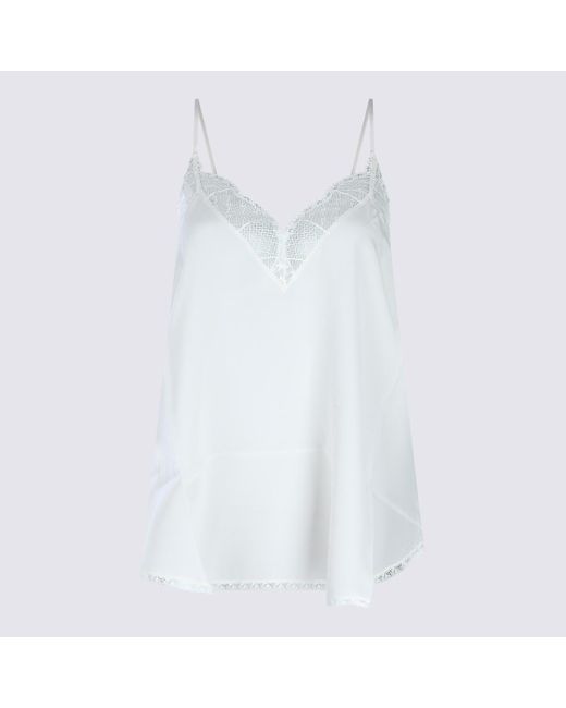 Zadig & Voltaire White Silk Top