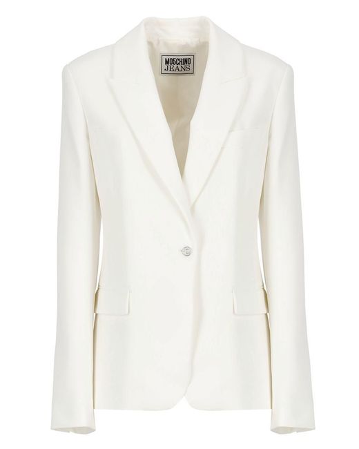 Moschino Jeans White Jackets