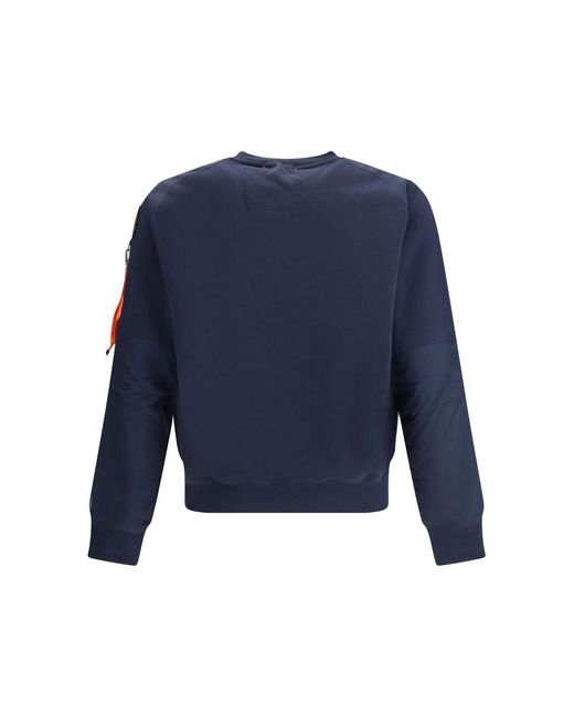 Parajumpers Blue Sweatshirts for men