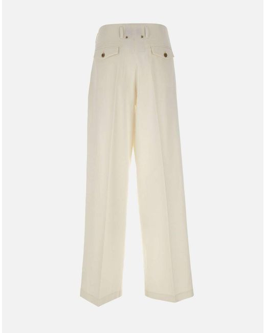 Golden Goose Deluxe Brand White Trousers