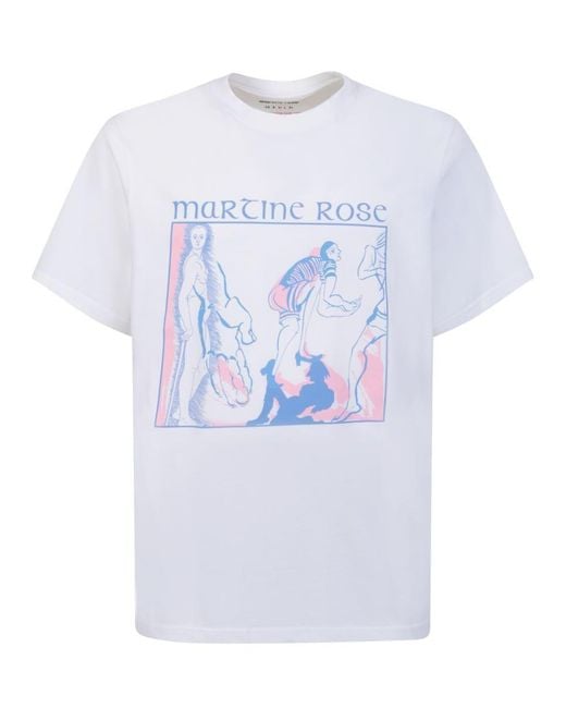 Martine Rose T-shirt in White for Men