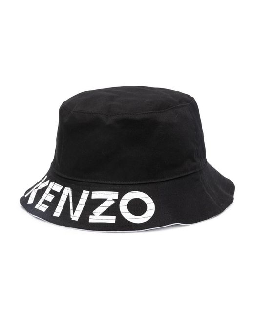 KENZO Black Hats for men