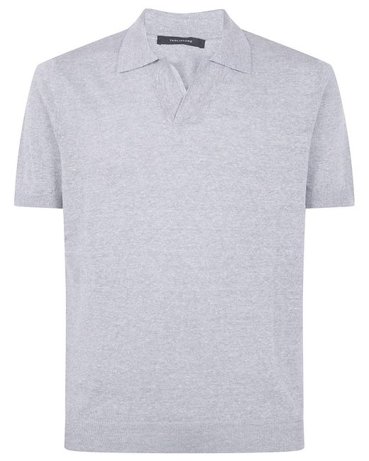 Tagliatore White "Keith" Polo for men