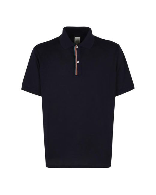 Paul Smith Blue Cotton-Piqué Polo Shirt for men