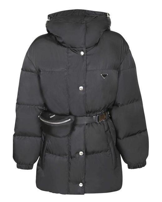 Prada Gray Down Jackets