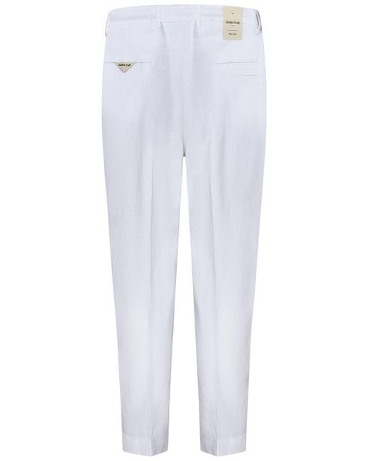 GOLDEN CRAFT White Trousers for men