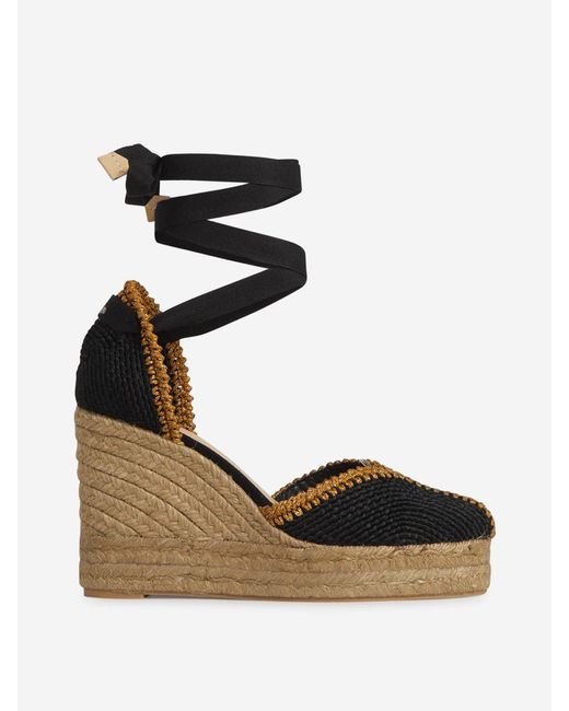 Castaner Coeur Wedges in Black Lyst Australia