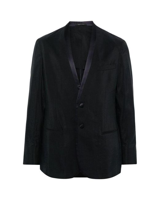 Giorgio Armani Black Outerwears for men
