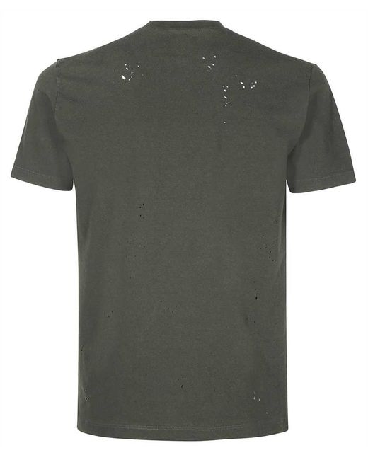 DSquared² Green Logo Cotton T-Shirt for men