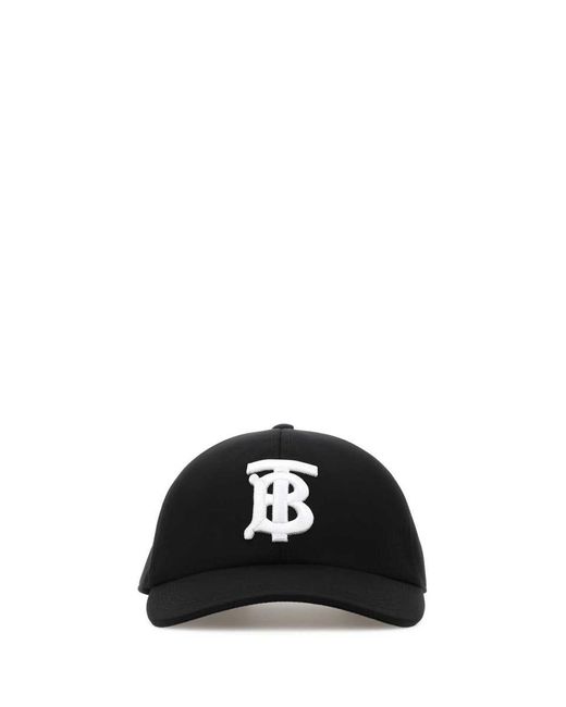 Burberry Tb Monogram Baseball Cap in Black | Lyst