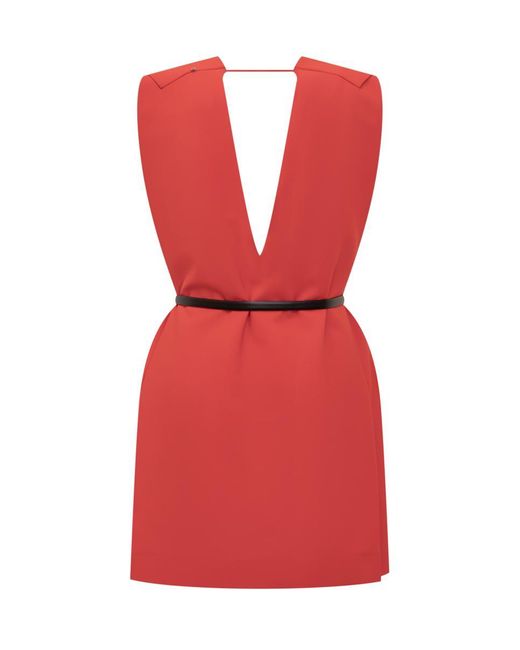 Sportmax Red Citrus Dress