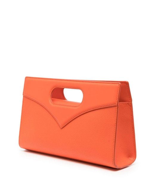 MCM Orange Handbags.