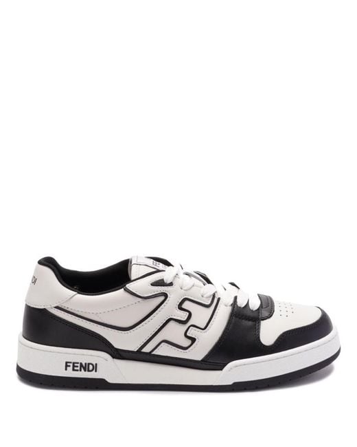 Fendi White Match Sneakers Shoes for men