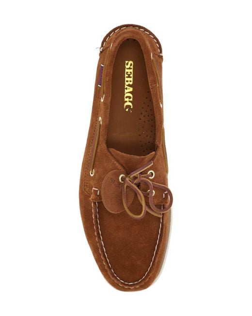 Sebago Brown Flat Shoes for men