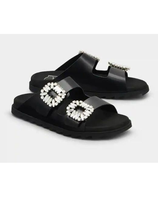 Roger Vivier Black Flat Shoes