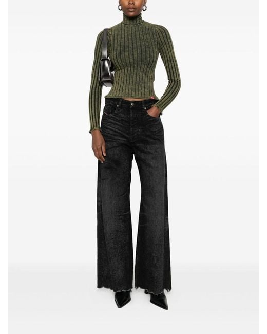 DIESEL Green Sweaters