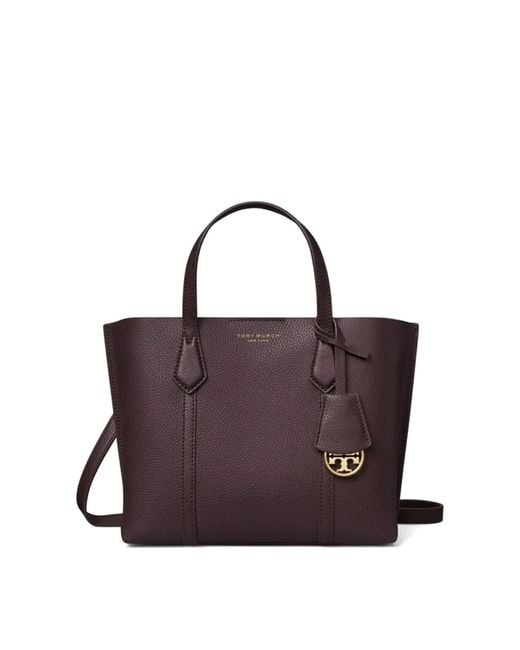 Tory Burch Purple Sm Trip Compartment Tote
